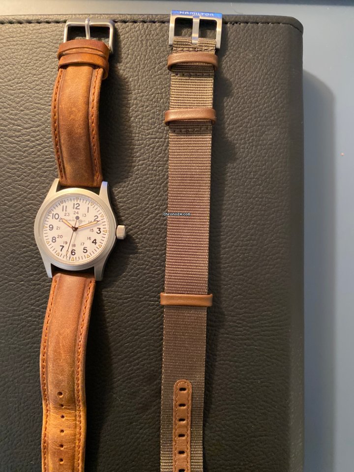 IMG_9081 Hamilton Khaki Field Mens watch Unisex Manual winding Steel H69439411 Replica 4