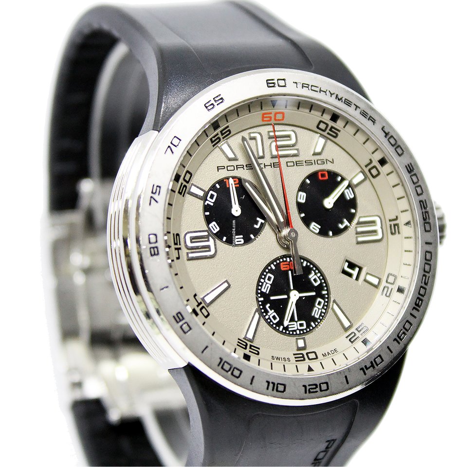 Porsche Design Flat Six Mens watch Unisex Quartz Steel P6320 Replica 4