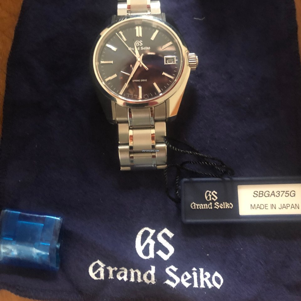 IMG_9081 Seiko Grand Seiko Mens watch Unisex Automatic Steel SBGA375G or SBGA375 Replica 4