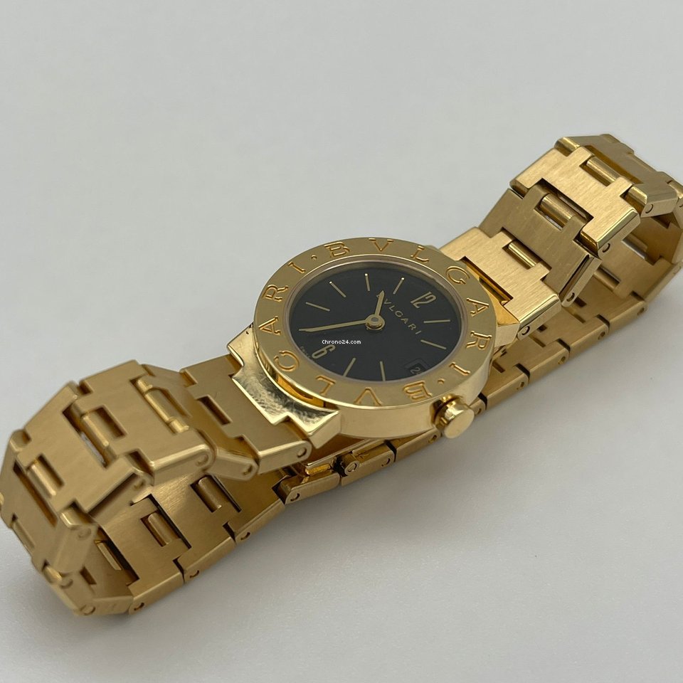 IMG_9081 Bulgari Bulgari Womens watch Quartz Yellow gold BB 23 GG Replica 4