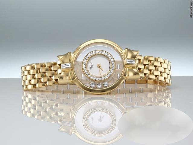 IMG_9081 Chopard Happy Diamonds Womens watch Quartz Yellow gold 20 5334 Replica 4