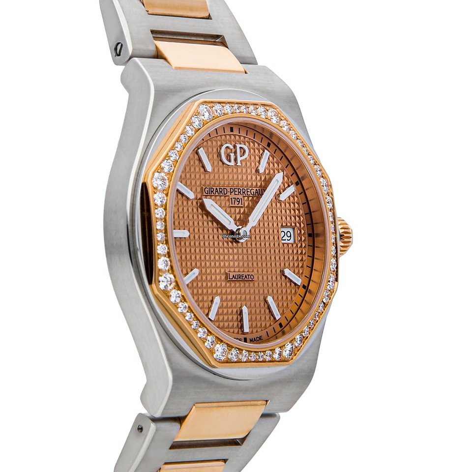 IMG_9081 Girard Perregaux Laureato Womens watch Quartz Steel 80189D56A331-56A Replica 4