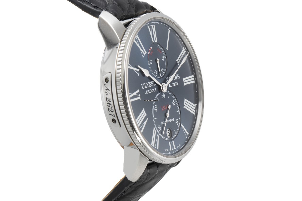 IMG_9081 Ulysse Nardin Marine Torpilleur Mens watch Unisex Automatic Steel 1183-310 Replica 4