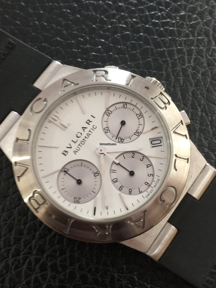 IMG_9081 Bulgari Diagono Mens watch Unisex Automatic Steel CH 35 S Auto Replica 4