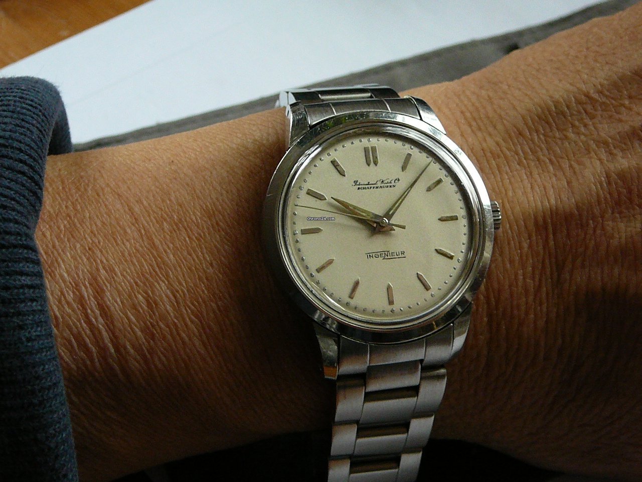 IMG_9081 IWC Ingenieur Mens watch Unisex Automatic Steel R 56662 Replica 4
