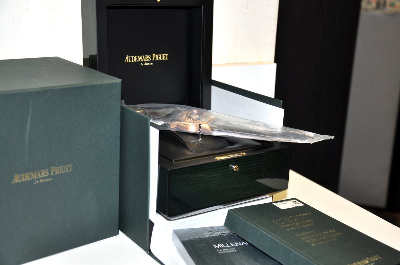 IMG_9081 Audemars Piguet Millenary 4101 Mens watch Unisex Automatic Rose gold Ref. 15350OR.OO.D093CR.01 Replica 4