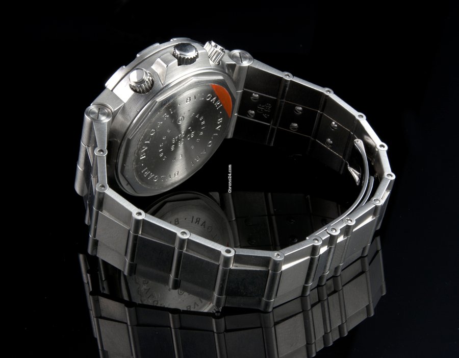 Bulgari Diagono Mens watch Unisex Automatic Steel SC 38 S Replica 4