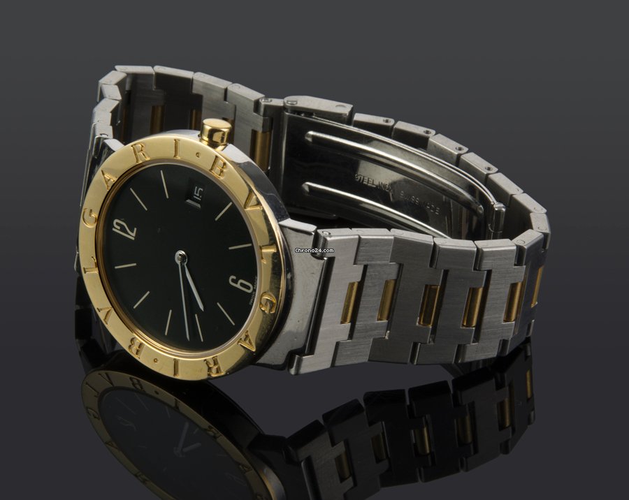 Bulgari Bulgari Mens watch Unisex Quartz Gold Steel BB 38 SGD Replica 4