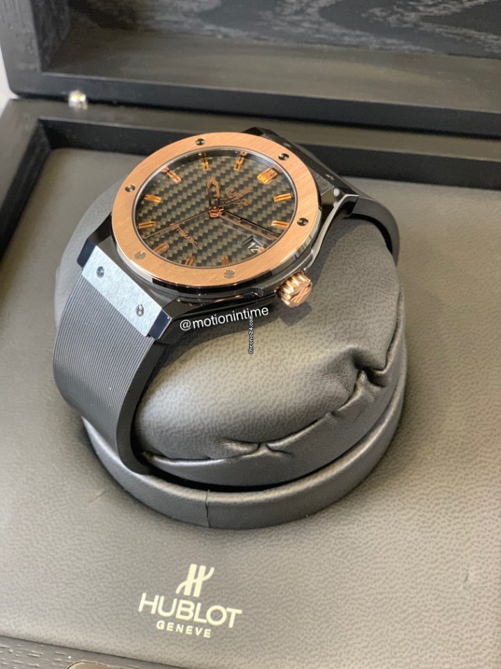 IMG_9081 Hublot Classic Fusion 45, 42, 38, 33 mm Mens watch Unisex Automatic Ceramic 511.CP.1780.RX Replica 4