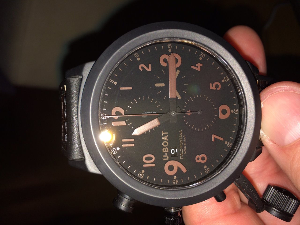 IMG_9081 U-Boat Flightdeck Mens watch Unisex Automatic Ceramic 5413 Replica 4