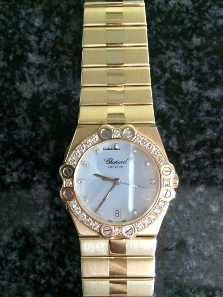IMG_9081 Chopard St. Moritz Mens watch Unisex Automatic Yellow gold 262560-0001 Sn: 33786 Replica 4