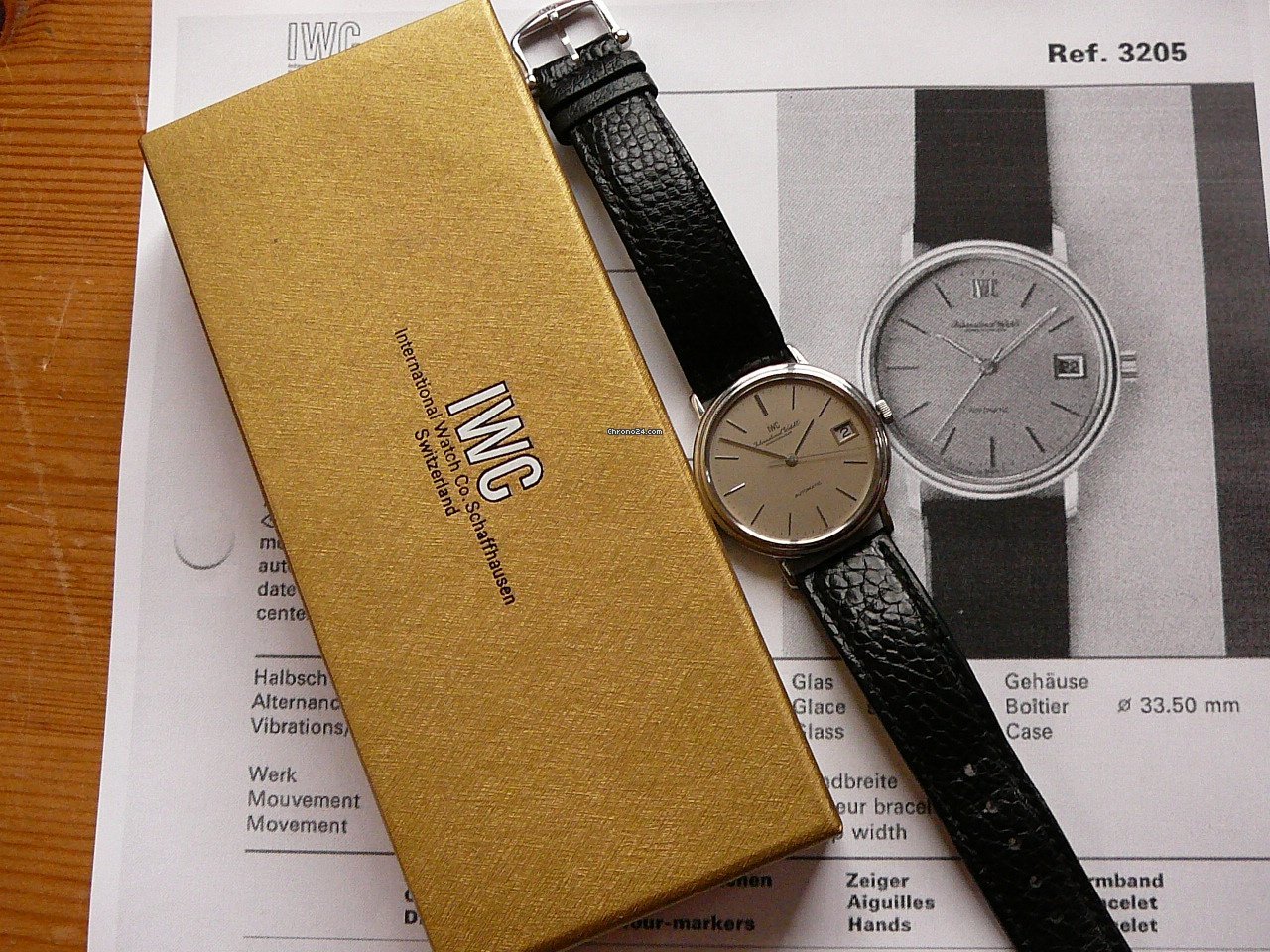IMG_9081 IWC Mens watch Unisex Automatic Steel 3205 Replica 4