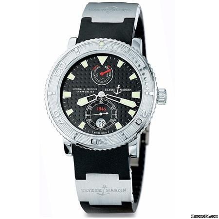 IMG_9081 Ulysse Nardin Maxi Marine Diver Mens watch Unisex Automatic Steel 263-55-3 92 Replica 4