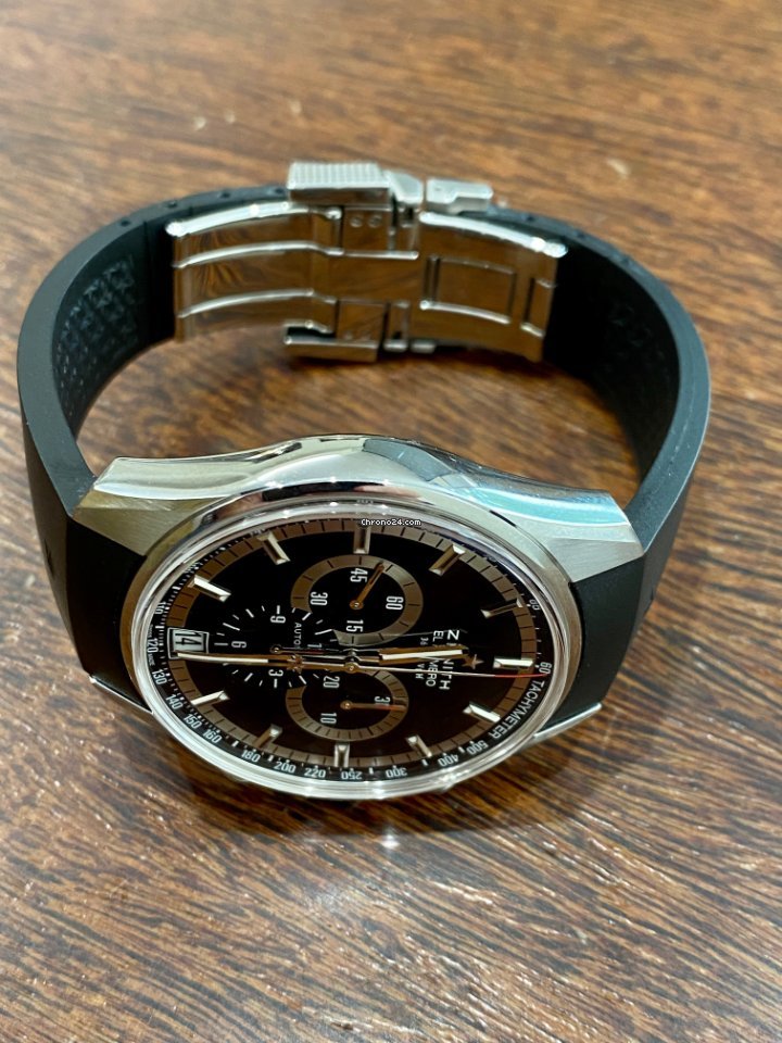 Zenith El Primero 36000 VpH Mens watch Unisex Automatic Steel 03.2040.400 21.0496 Replica 4