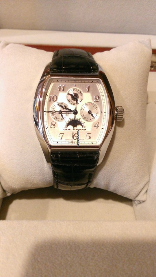 Girard Perregaux Richeville Mens watch Unisex Automatic Steel 27220-11-161-BA6A Replica 4