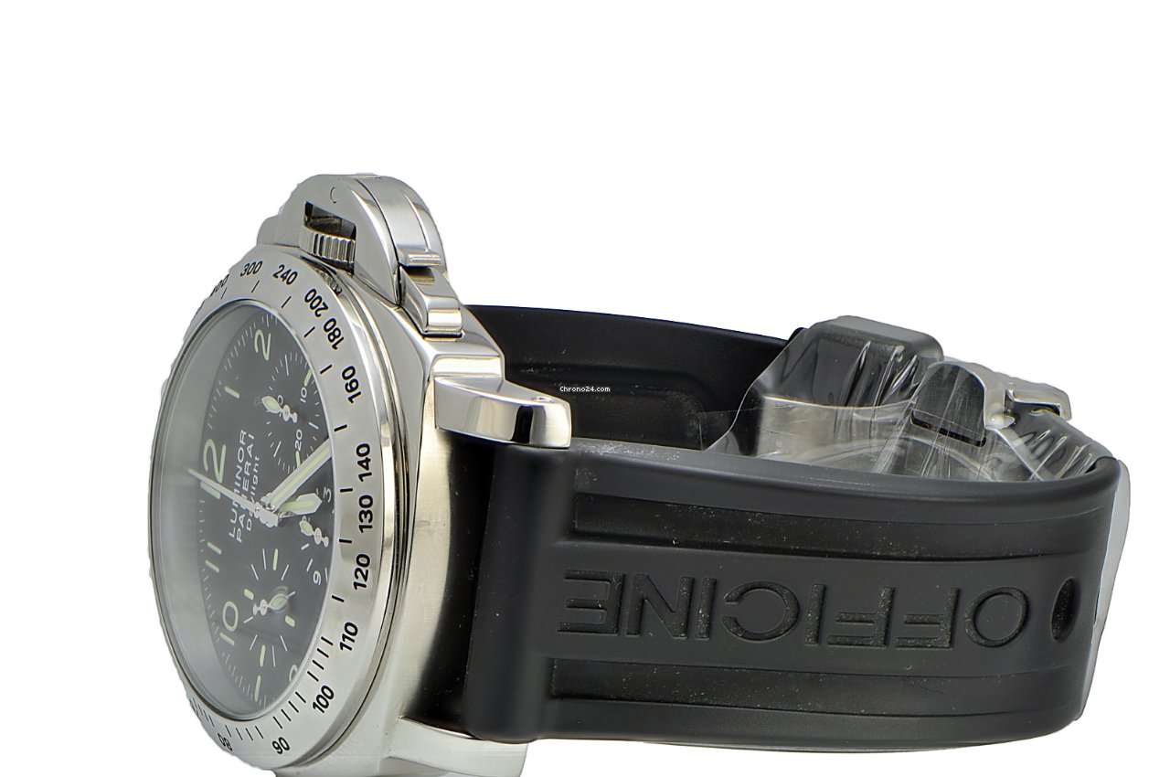IMG_9081 Panerai Luminor Chrono Mens watch Unisex Automatic Steel Pam196 Pam00196 Replica 4