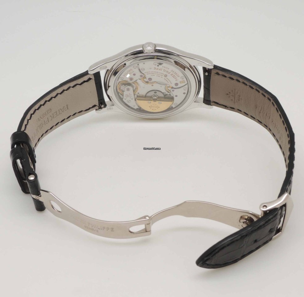 Patek Philippe Perpetual Calendar Mens watch Unisex Automatic White gold 5140G Replica 4