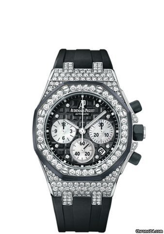 Audemars Piguet Royal Oak Offshore Lady Womens watch Automatic White gold 26092CK.ZZ.D002CA.01 Replica 4