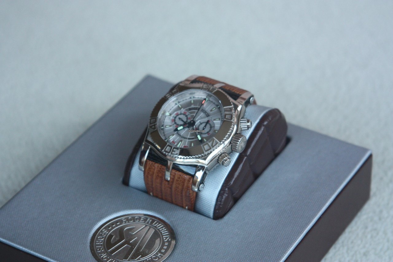 IMG_9081 Roger Dubuis Easy Diver Mens watch Unisex Manual winding White gold 24 28 Replica 4