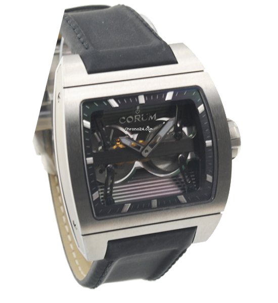Corum Ti-Bridge Mens watch Unisex Automatic Titanium 207.201.04 0F61 0000 Replica 4