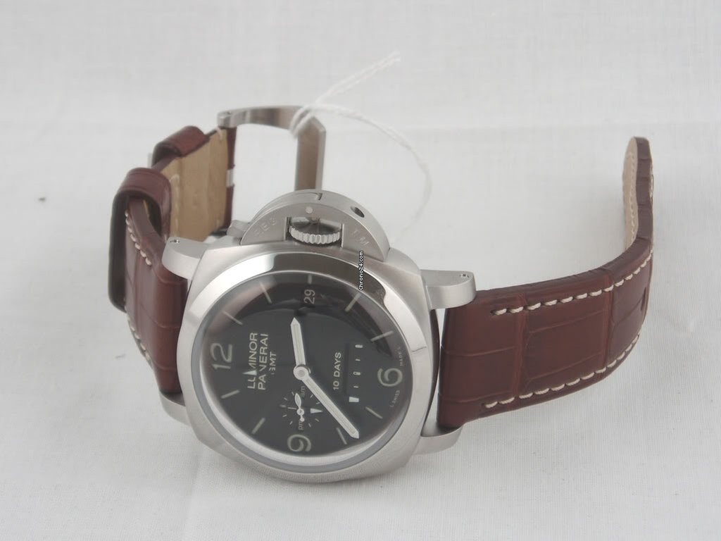 Panerai Luminor 1950 10 Days GMT Mens watch Unisex Automatic Steel PAM00270 Replica 4