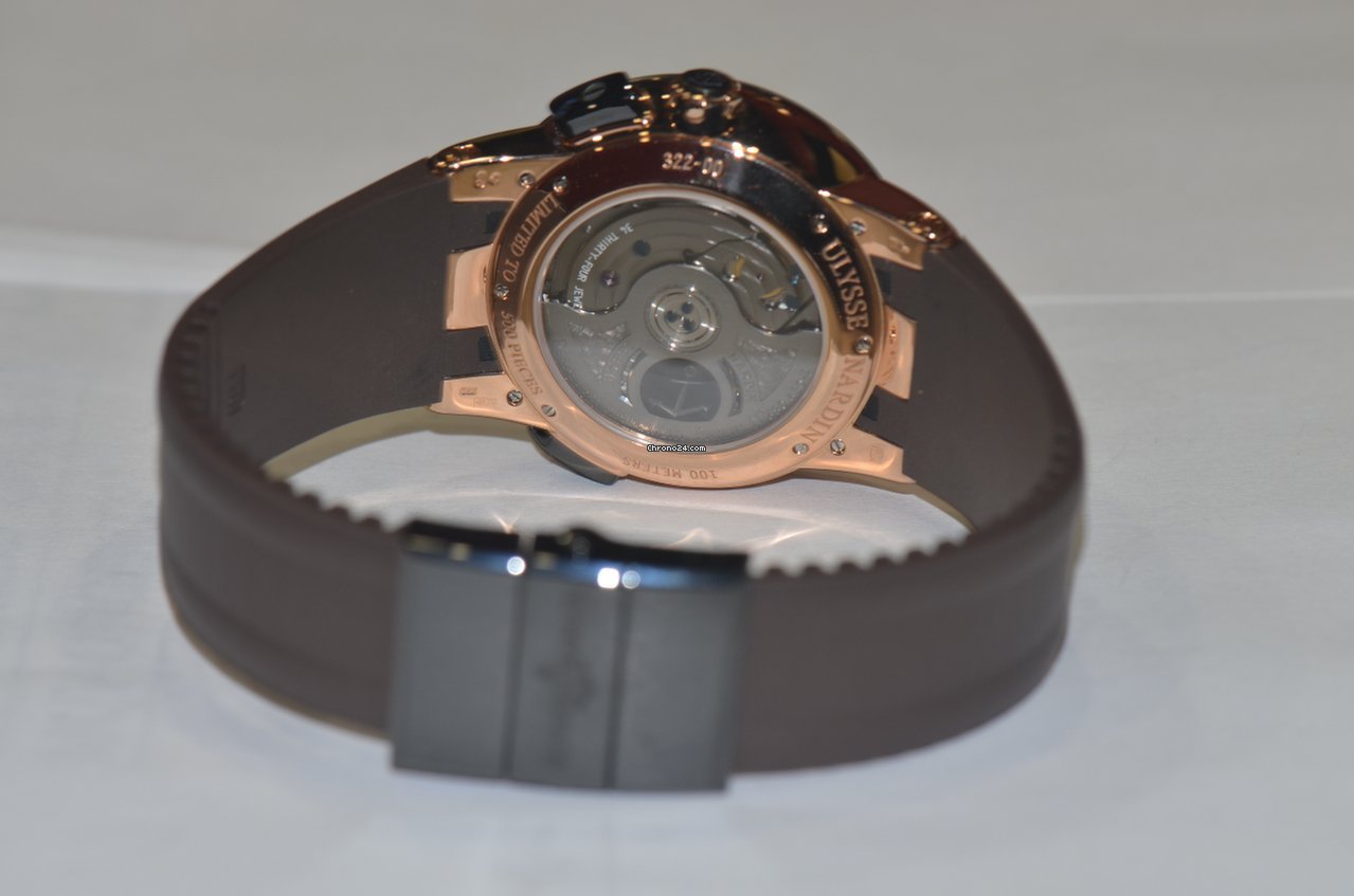 Ulysse Nardin El Toro  Black Toro Mens watch Unisex Automatic Rose gold 322-00-3 Replica 4