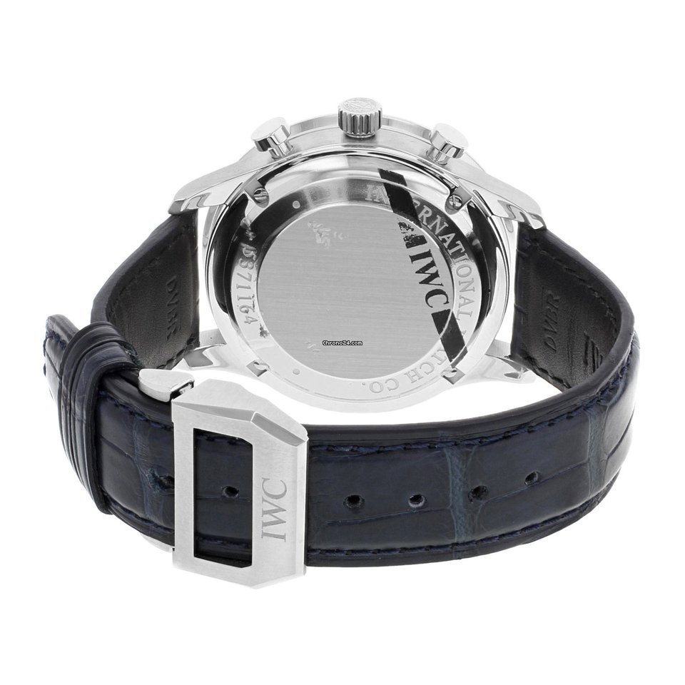 IWC Portuguese Chronograph Mens watch Unisex Automatic Steel IW371446 Replica 4