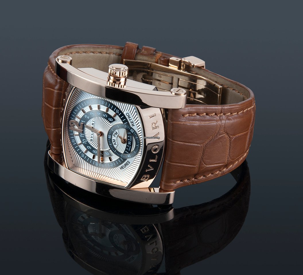 IMG_9081 Bulgari Assioma Mens watch Unisex Automatic Rose gold aa p 48 g hr Replica 4
