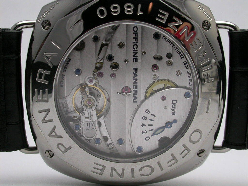 IMG_9081 Panerai Radiomir 8 Days Mens watch Unisex Manual winding Steel PAM00190 Replica 4