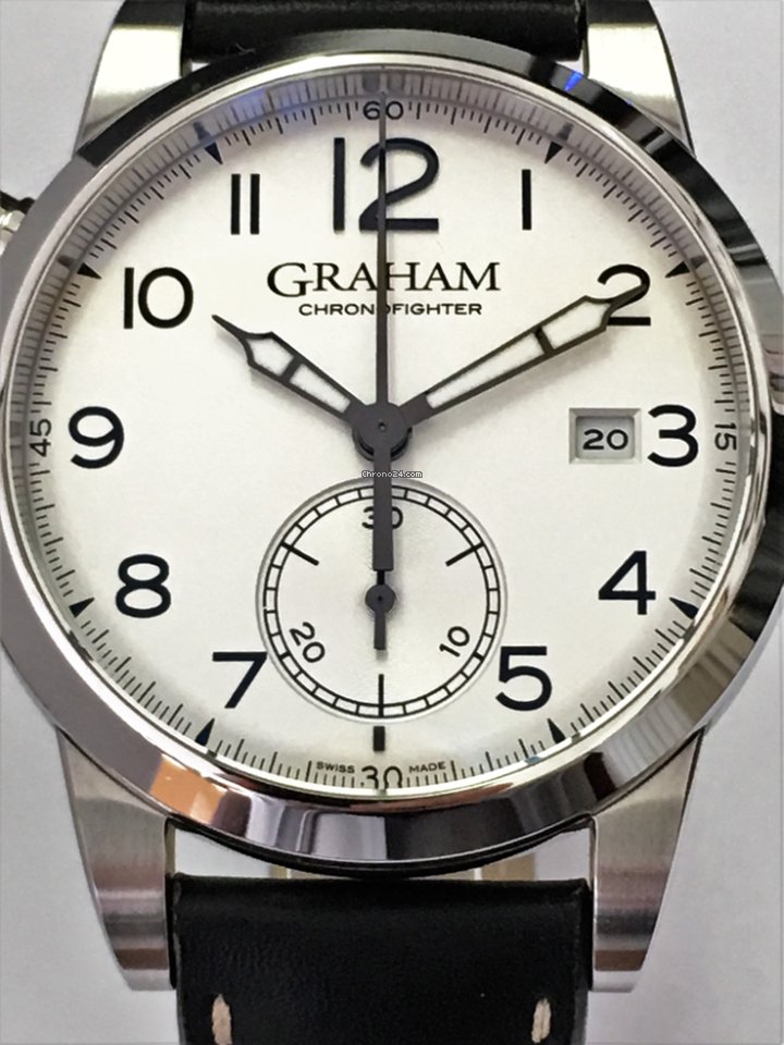 Graham Chronofighter 1695 Mens watch Unisex Automatic Steel 2CXAS.S02A Replica 4