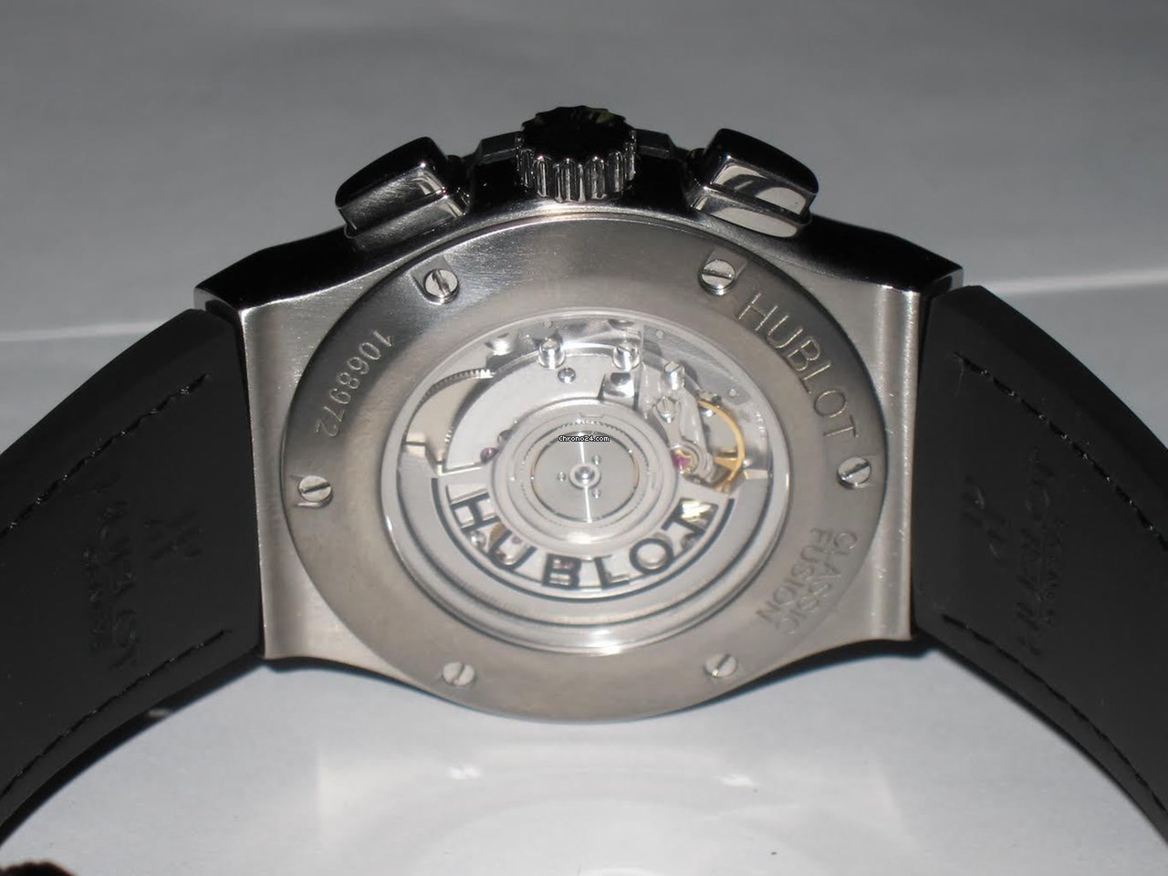 IMG_9081 Hublot Classic Fusion Chronograph Mens watch Unisex Automatic Steel 521.NX.1170.LR Replica 4