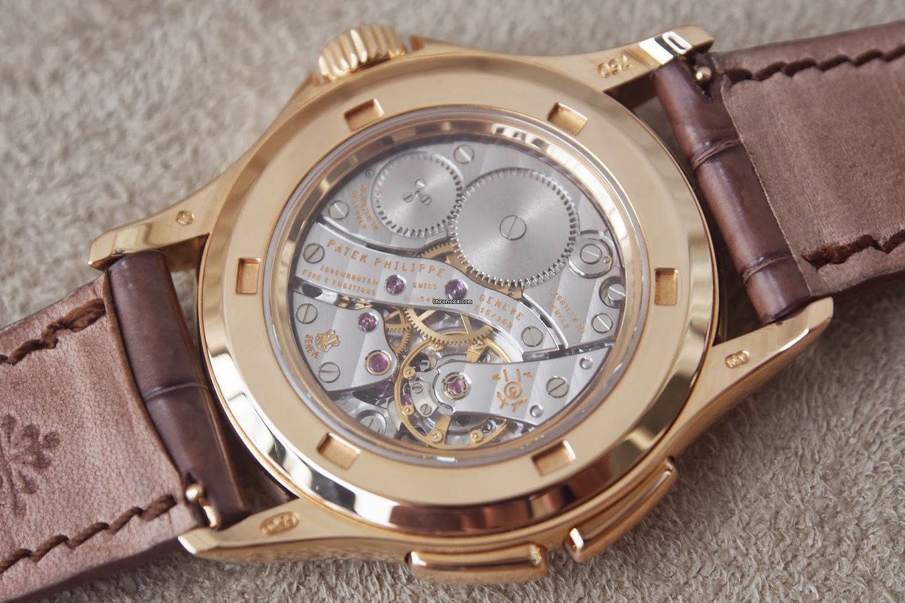 IMG_9081 Patek Philippe Travel Time Womens watch Manual winding Yellow gold 4934R Replica 4