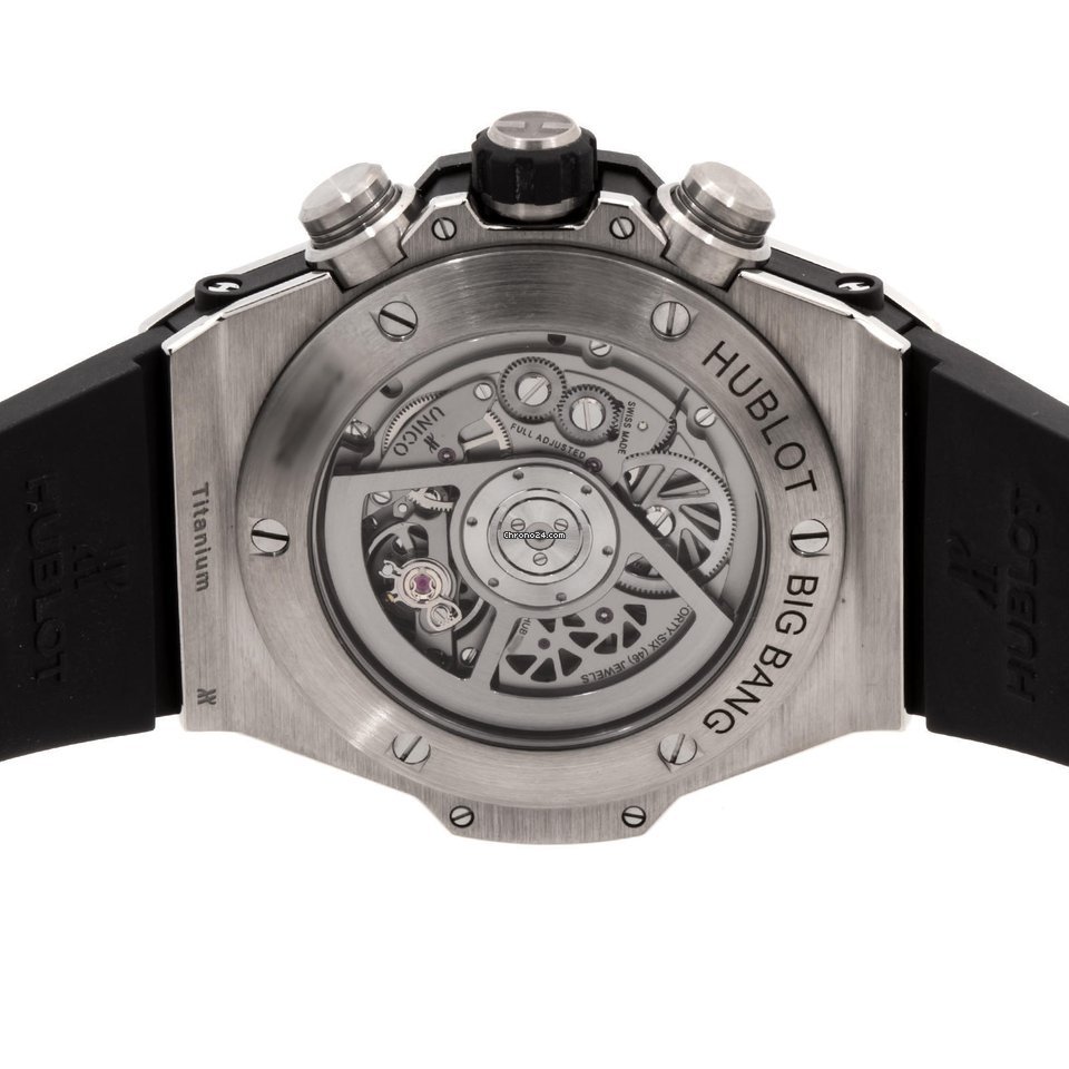 IMG_9081 Hublot Big Bang Unico Mens watch Unisex Automatic Titanium 406.NM.0170.RX Replica 4