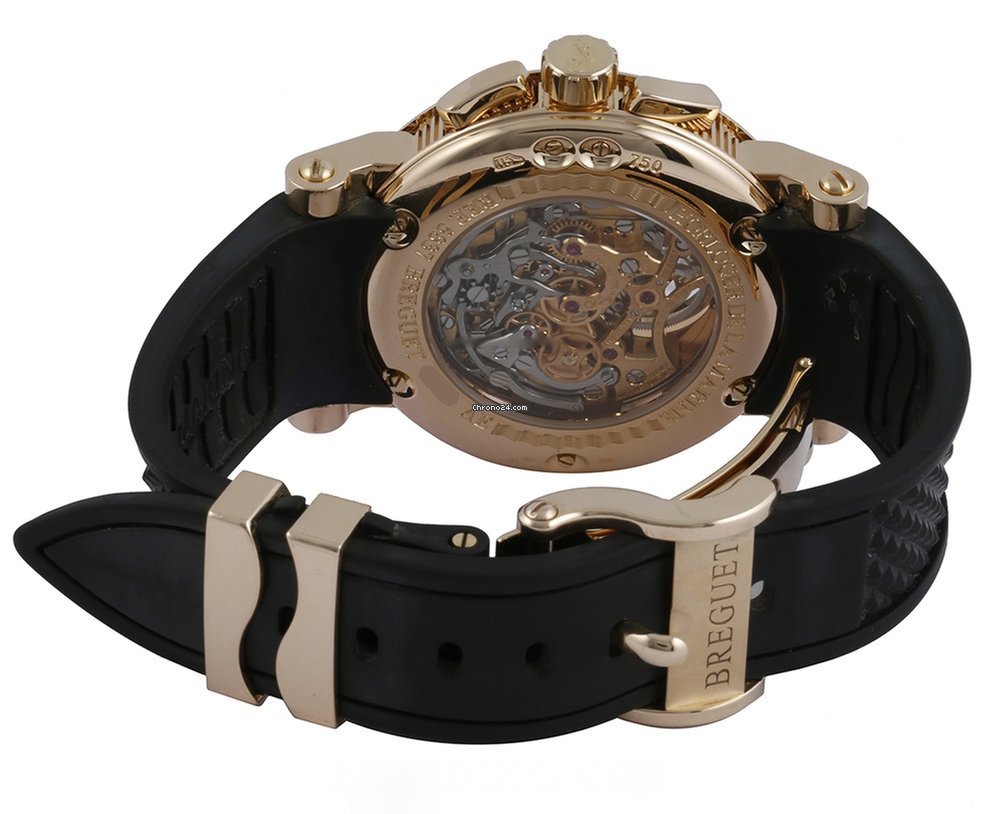 Breguet Marine Mens watch Unisex Manual winding Rose gold 5837BR Replica 4