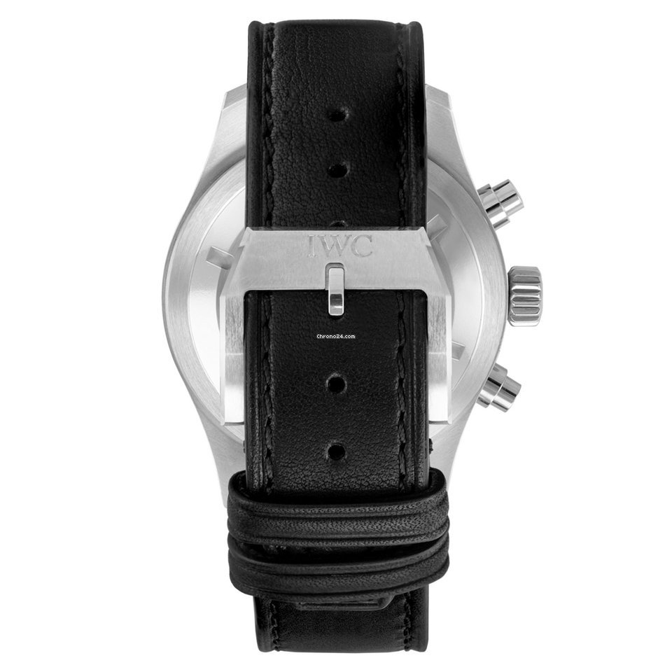 IMG_9081 IWC Pilot Chronograph Mens watch Unisex Manual winding Steel IW377709 Replica 4