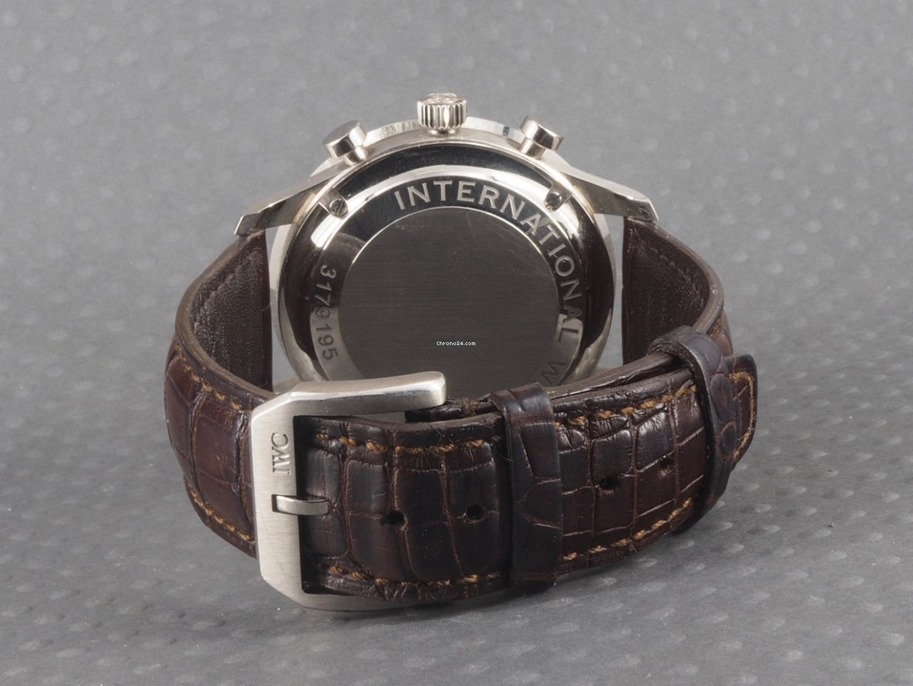 IMG_9081 IWC Portuguese Chronograph Automatic White gold 371413 Replica 4