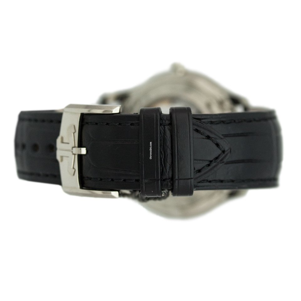 IMG_9081 Jaeger-LeCoultre Master Ultra Thin Date Mens watch Unisex Automatic White gold Q1283501 or 1283501 Replica 4