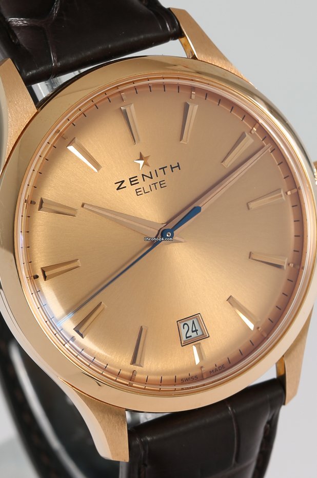 IMG_9081 Zenith Captain Central Second Mens watch Unisex Automatic Rose gold 18.2020.670 Replica 4