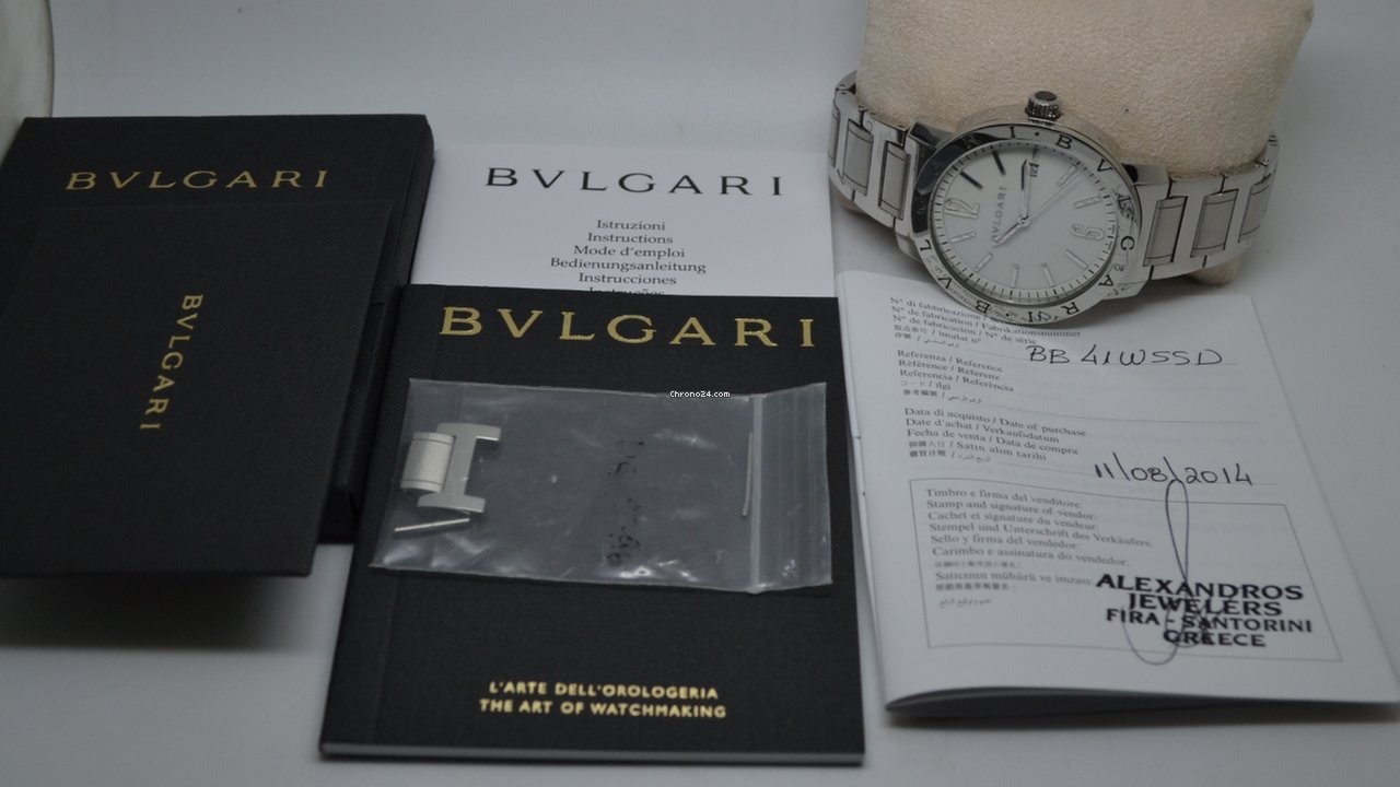 IMG_9081 Bulgari Bulgari Mens watch Unisex Automatic Steel BB41WSSD - BB41S - 102055 Replica 4