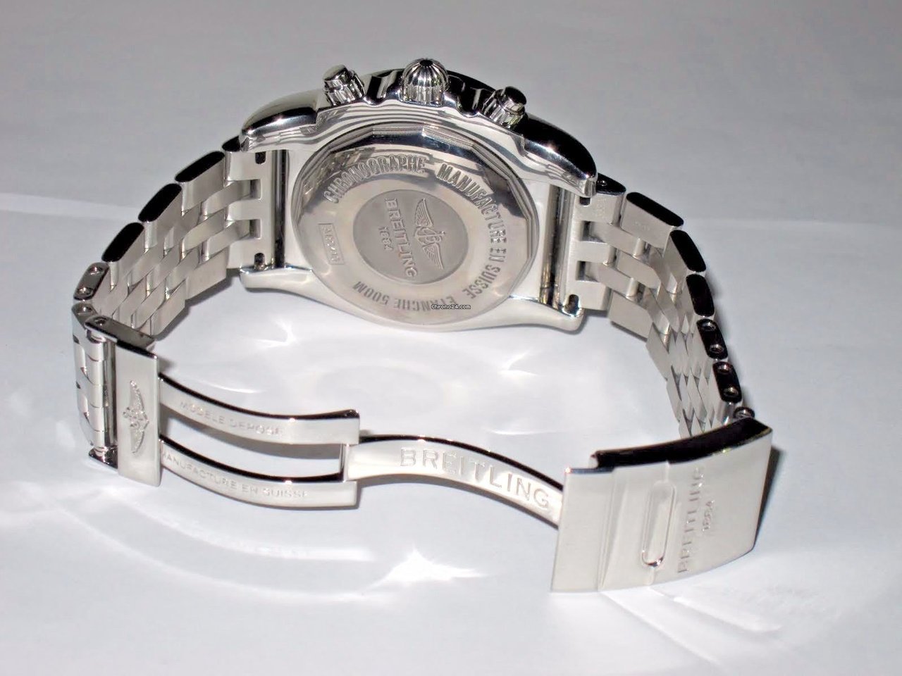 IMG_9081 Breitling Chronomat GMT Mens watch Unisex Automatic Steel AB041012 Replica 4