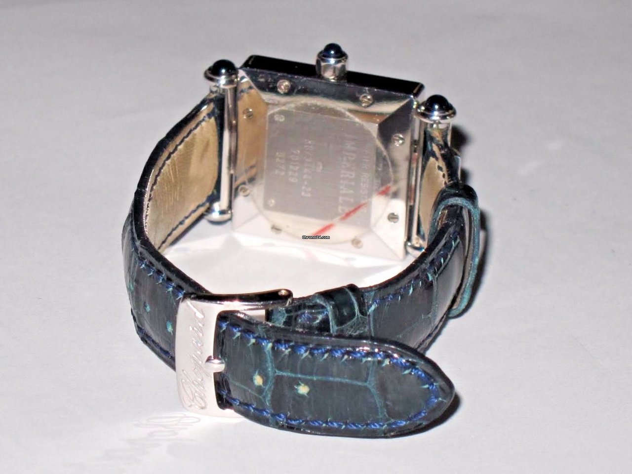 IMG_9081 Chopard Imperiale Womens watch Quartz White gold 38 3444 23 Replica 4