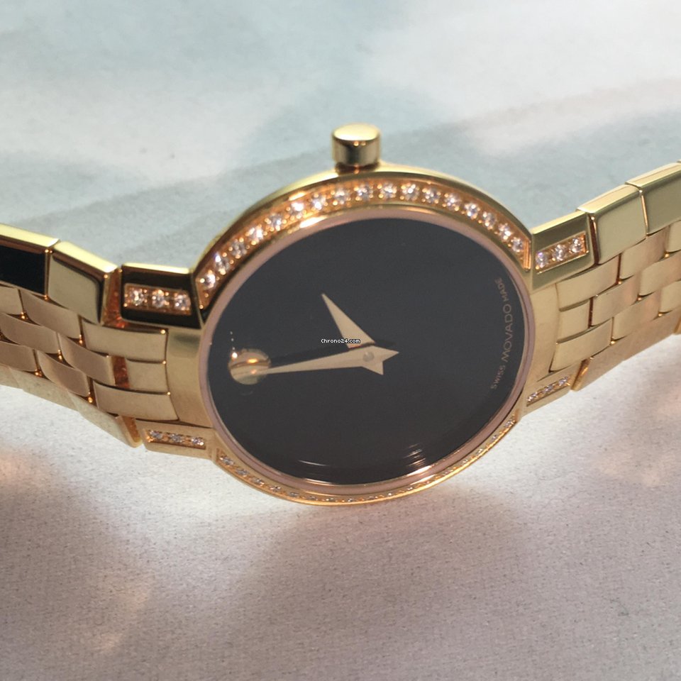 IMG_9081 Movado Faceto Womens watch Quartz Steel 0605147 Replica 4