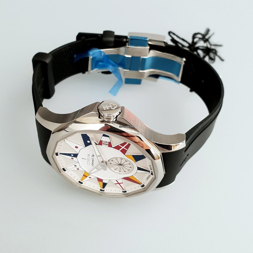 Corum Admirals Cup Legend 42 Mens watch Unisex Automatic Steel 395.101.20 F371.AA12 Replica 4