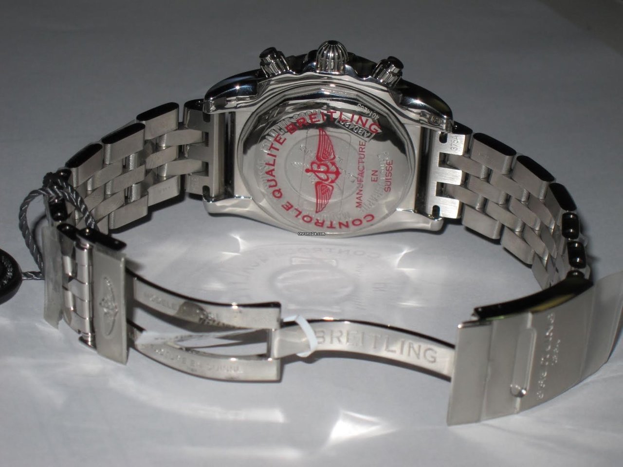 IMG_9081 Breitling Chronomat 44 GMT Mens watch Unisex Automatic Steel AB042011 Replica 4