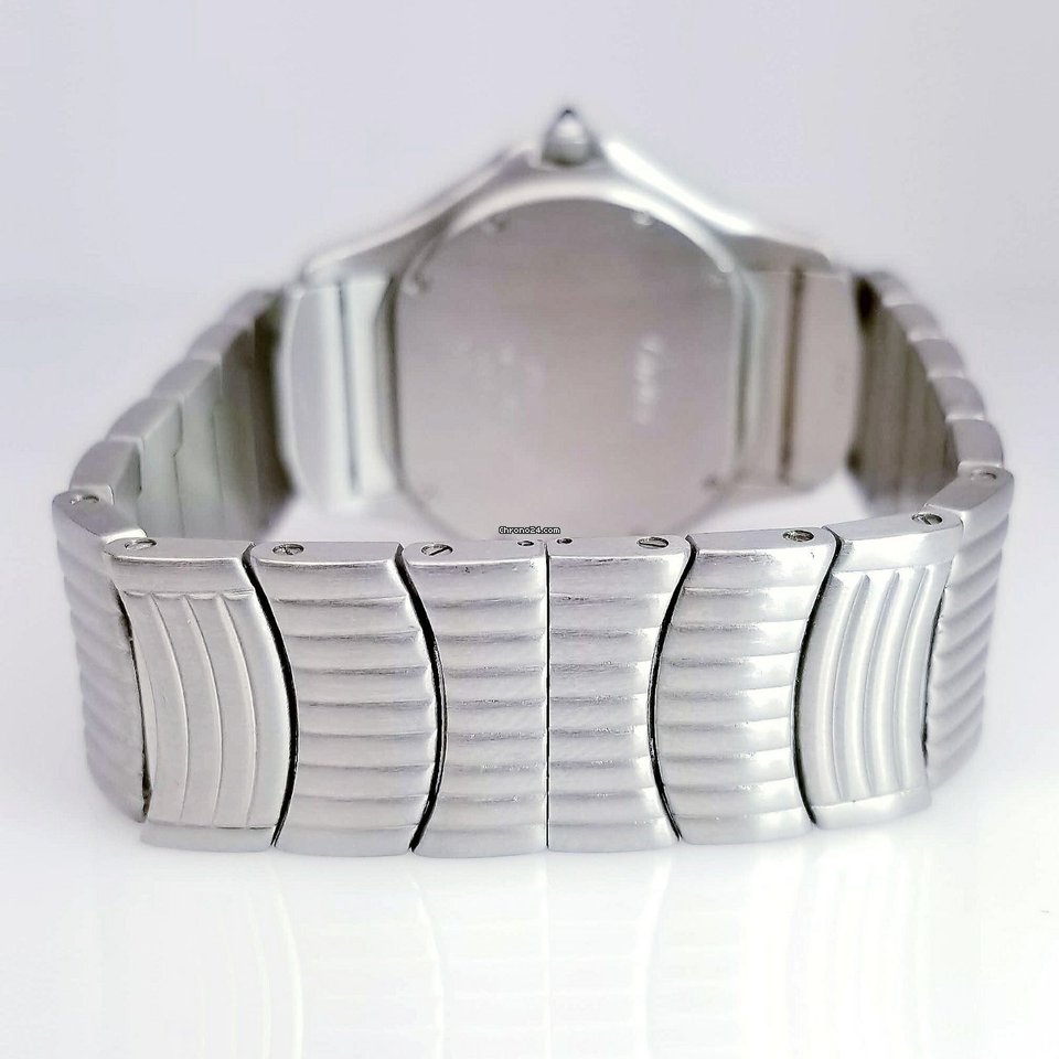 IMG_9081 Cartier Cougar Mens watch Unisex Quartz Steel 987904C Replica 4