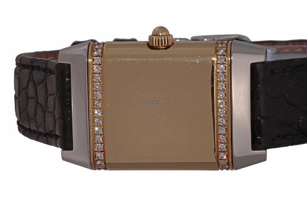 IMG_9081 Jaeger-LeCoultre Reverso Womens watch Quartz Gold Steel 365.5.08 Replica 4