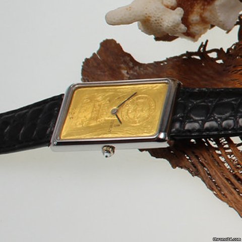 IMG_9081 Corum Mens watch Unisex Manual winding Yellow gold 55400 Replica 4