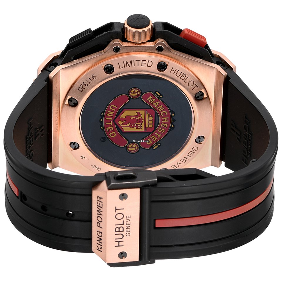 IMG_9081 Hublot King Power Mens watch Unisex Automatic Rose gold 716.OM.1129.RX.MAN11 Replica 4