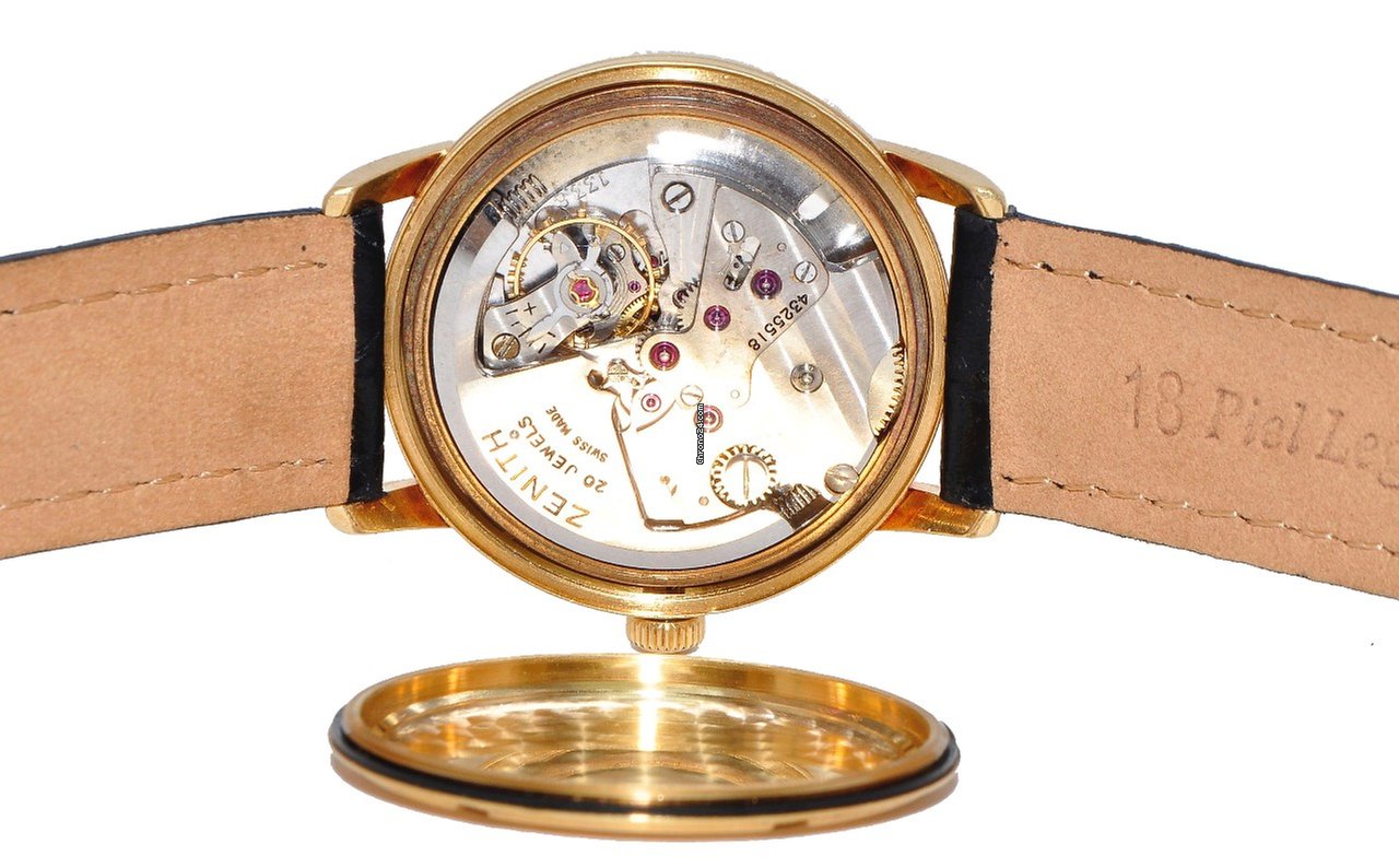 IMG_9081 Zenith Mens watch Unisex Automatic Yellow gold 133.8 Replica 4