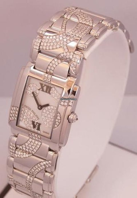 IMG_9081 Patek Philippe Twenty~4 Womens watch Quartz White gold 4910 49G Replica 4
